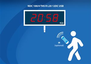 digital led wall clock ndc 100 4 ths usb aplication