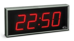 large size digital clock led ndc 160 4 r h20 time low1