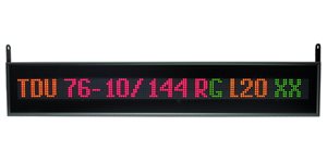 led display tdu 76 10 144x1x1 rg