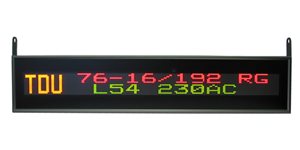 led display tdu 76 16 192x1x1 rg