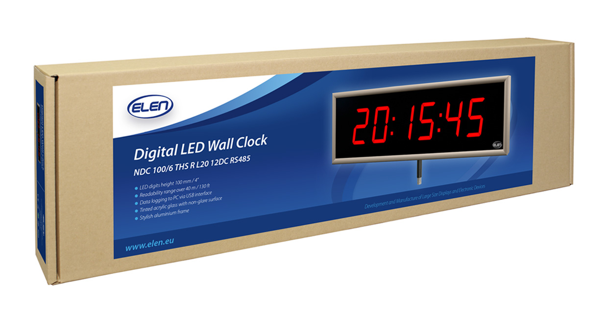 S9D2R6CALS LED Digital Timer, Red, 2.5 Numeral, 6 Digit, Silver, 105-240V  AC