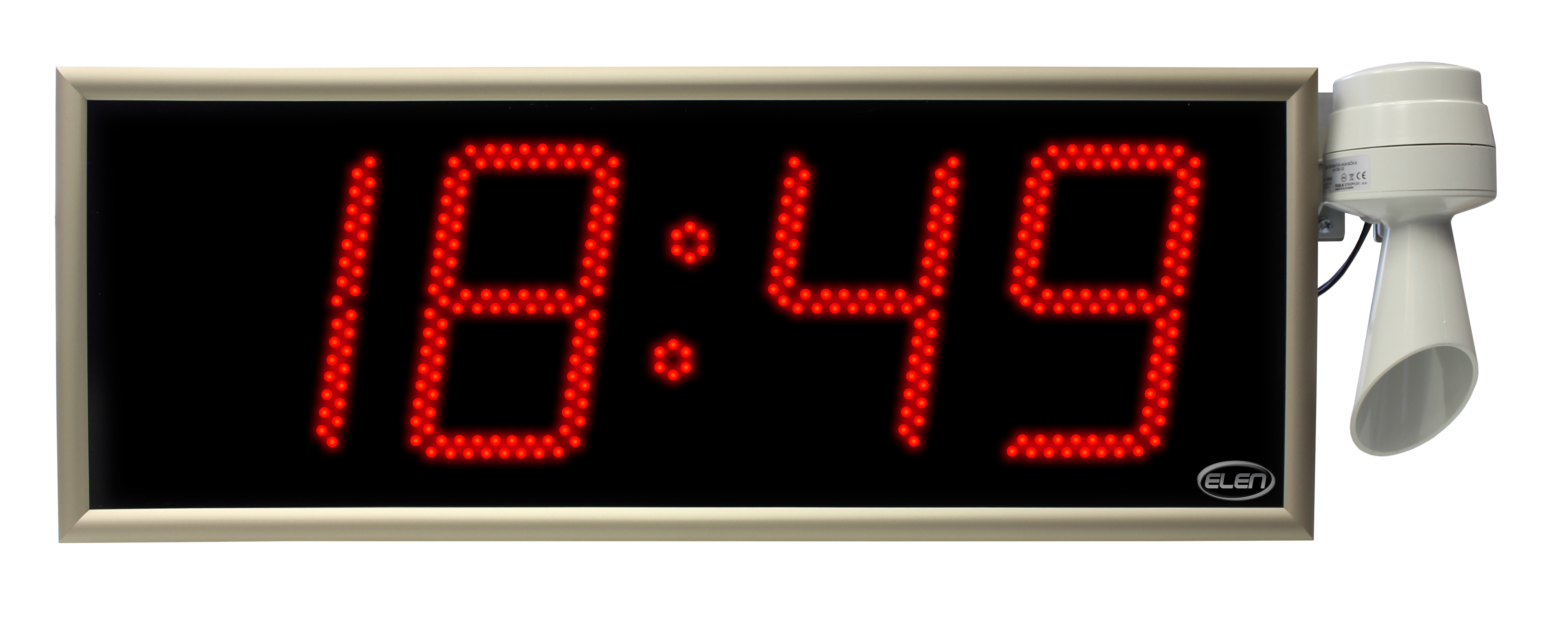 Digital clocks for displaying time -<br/>NDC 160/4 R L20 PoE LAN<br/>-interface PoE LAN