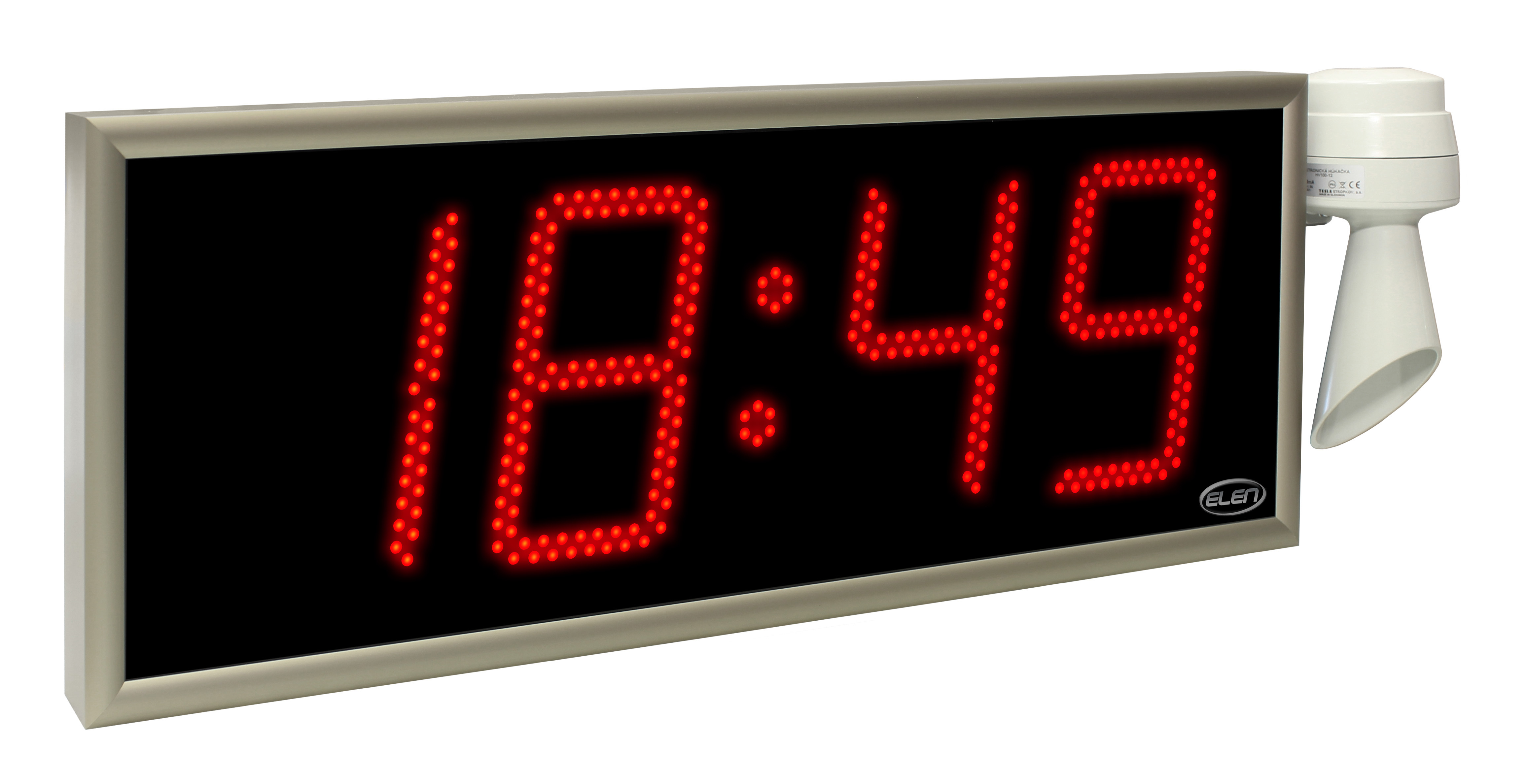 Digital clocks for displaying time -<br/>NDC 160/4 R L20 PoE LAN<br/>-interface PoE LAN