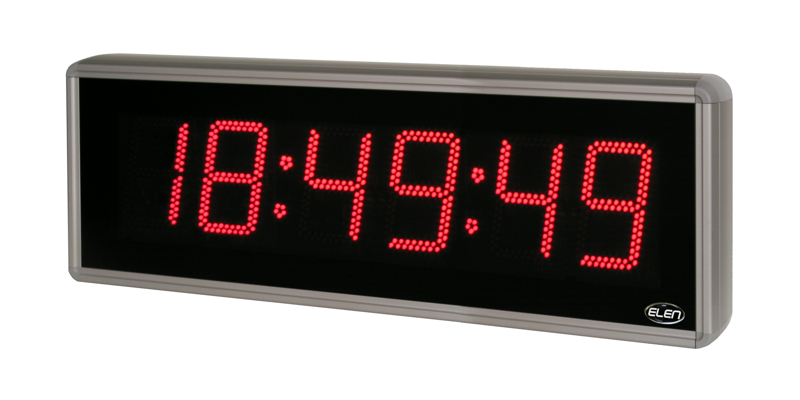 Digital clock for displaying time, date and temperature <br />NDC 160/6 R