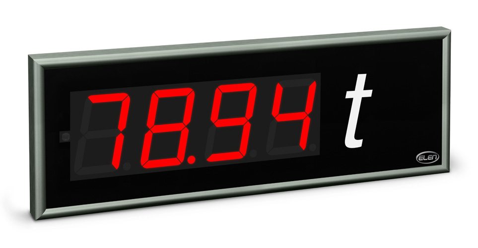 Universal numeric LED display NDE 100/4 R