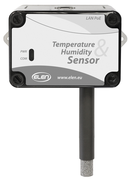 Temperatur und relative Feuchte senzor mit PC datenlogger PoE LAN -<br/>THS SENSOR 40 PoE LAN